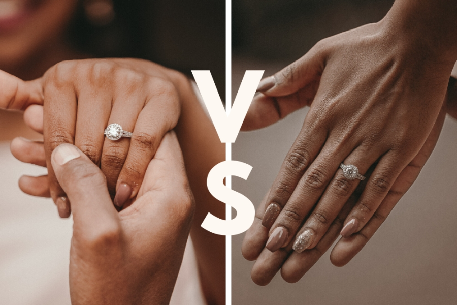 platinum vs. gold jewellery